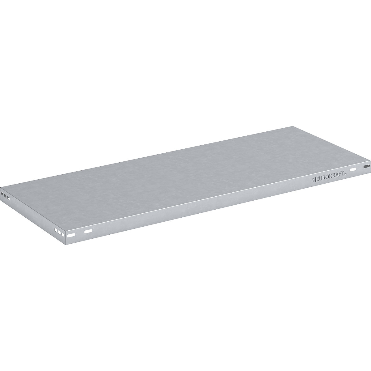 Prateleira para estante de encaixar para armazém, largura 1000 mm – eurokraft pro, galvanizado, profundidade 500 mm-0