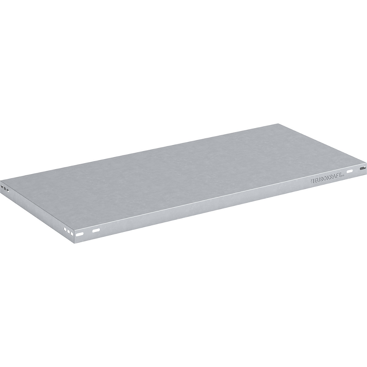 Prateleira para estante de encaixar para armazém, largura 1000 mm – eurokraft pro, galvanizado, profundidade 600 mm-0