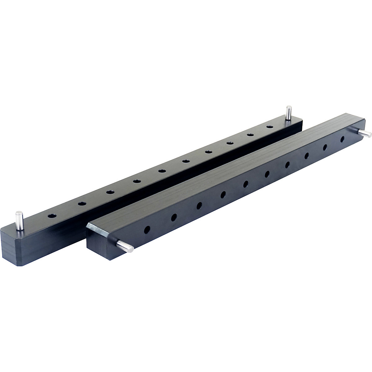 Calhas de retenção, para sistema de dispositivo do suporte de materiais elétrico, embalagem de 2 unid., comprimento 590 mm-0