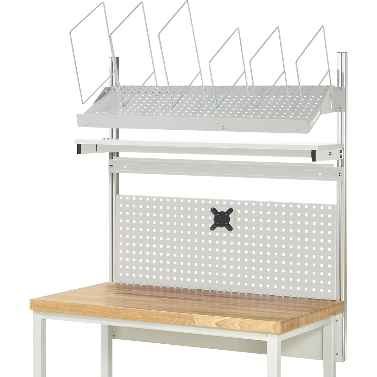 Conjunto completo de construção modular 3 – RAU, para bancada de trabalho, largura 1250 mm-0