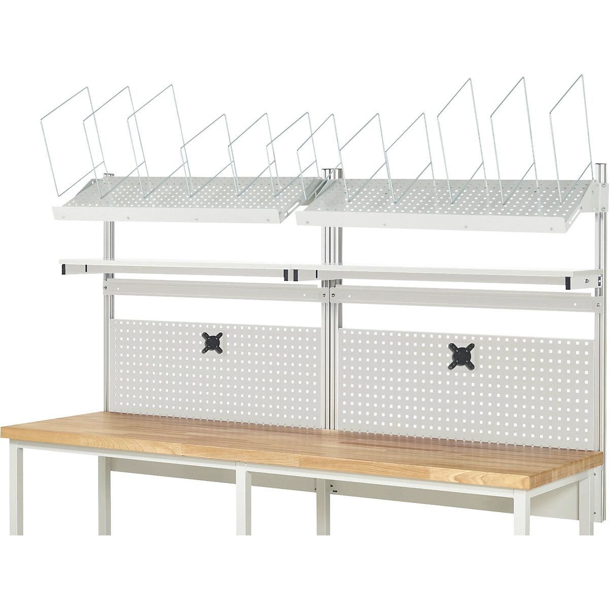 Conjunto completo de construção modular 3 – RAU, para bancada de trabalho, largura 2500 mm-0