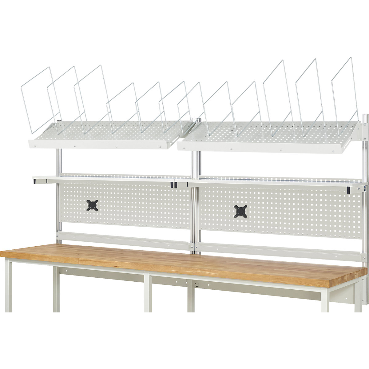 Conjunto completo de construção modular 3 – RAU, para bancada de trabalho, largura 3000 mm-0
