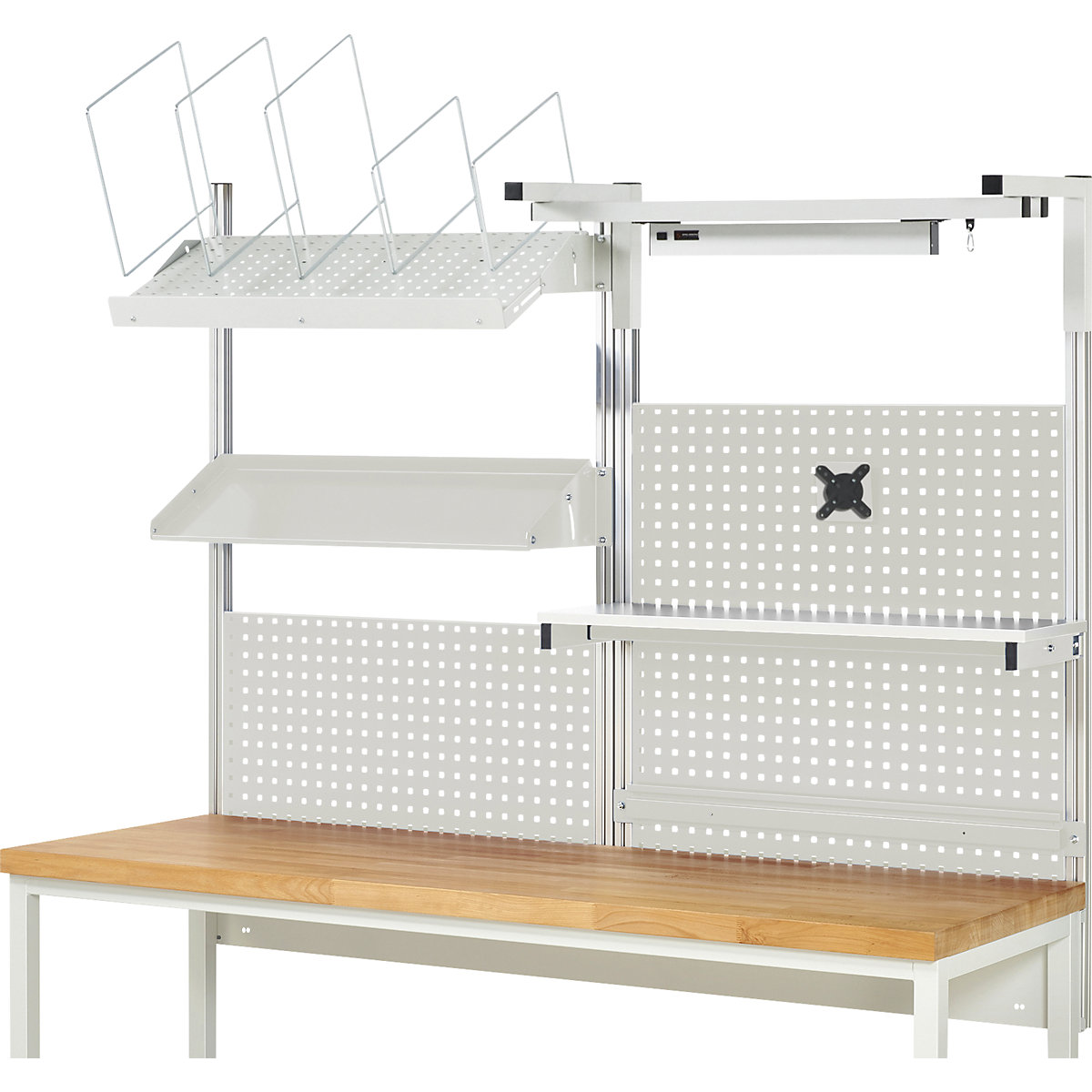 Conjunto completo de construção modular 6 – RAU, para bancada de trabalho, largura 2000 mm-0