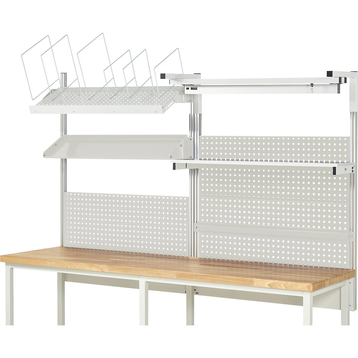 Conjunto completo de construção modular 6 – RAU, para bancada de trabalho, largura 2500 mm-0