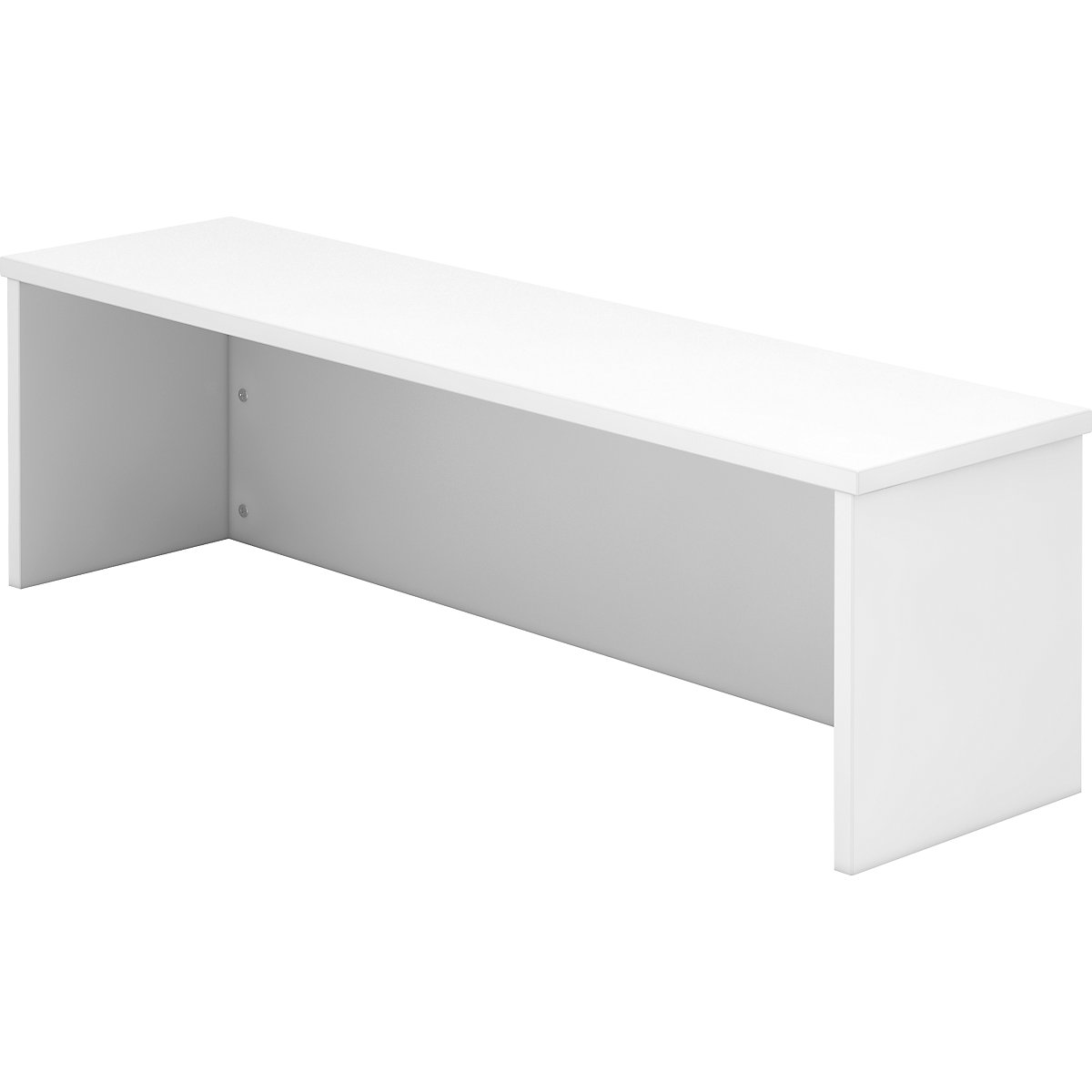 Módulo para balcões, para secretária 1200 mm de largura, branco-0