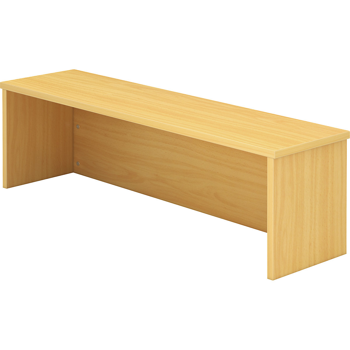 Módulo para balcões, para secretária 1200 mm de largura, imitação de faia-0