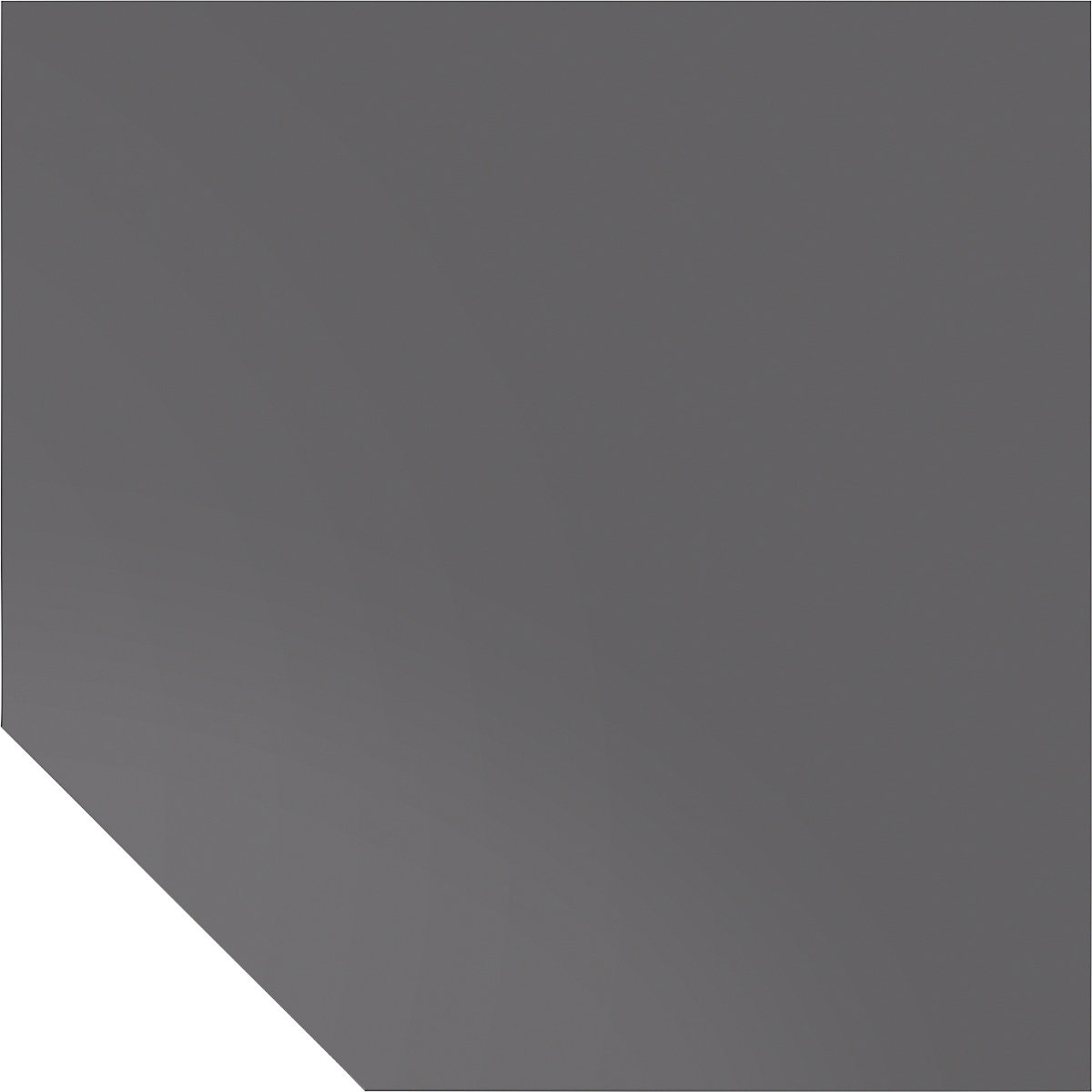 Tampo de ligação – eurokraft pro, trapezoidal, com pé de apoio ajustável em altura, grafite/grafite-0