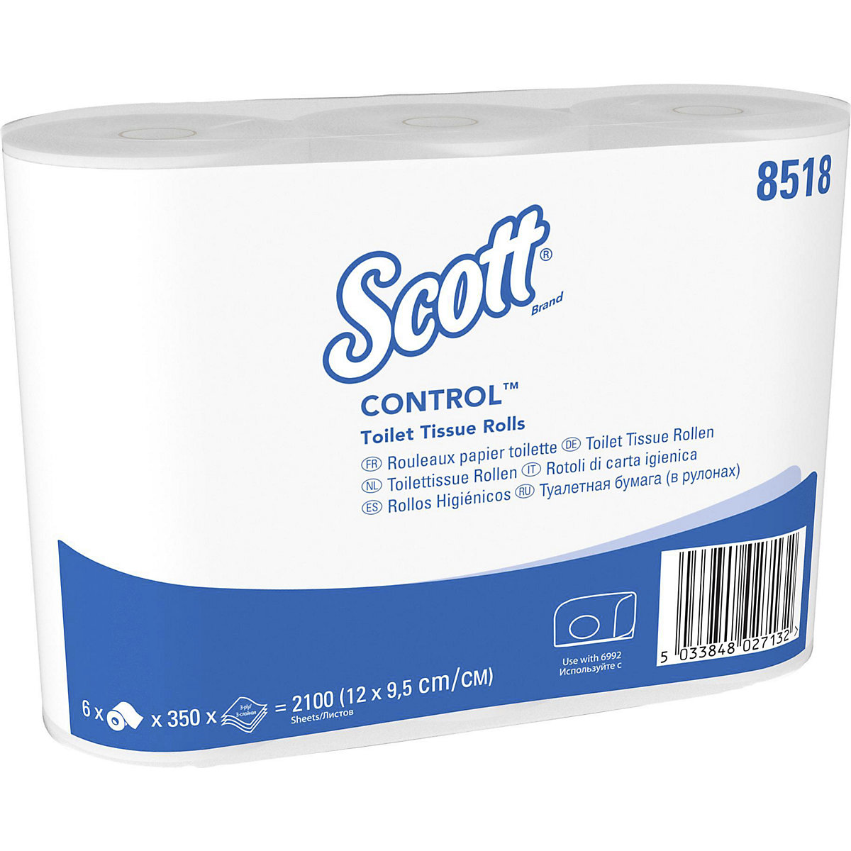 Papel higiénico Scott® CONTROL™ padrão – Kimberly-Clark