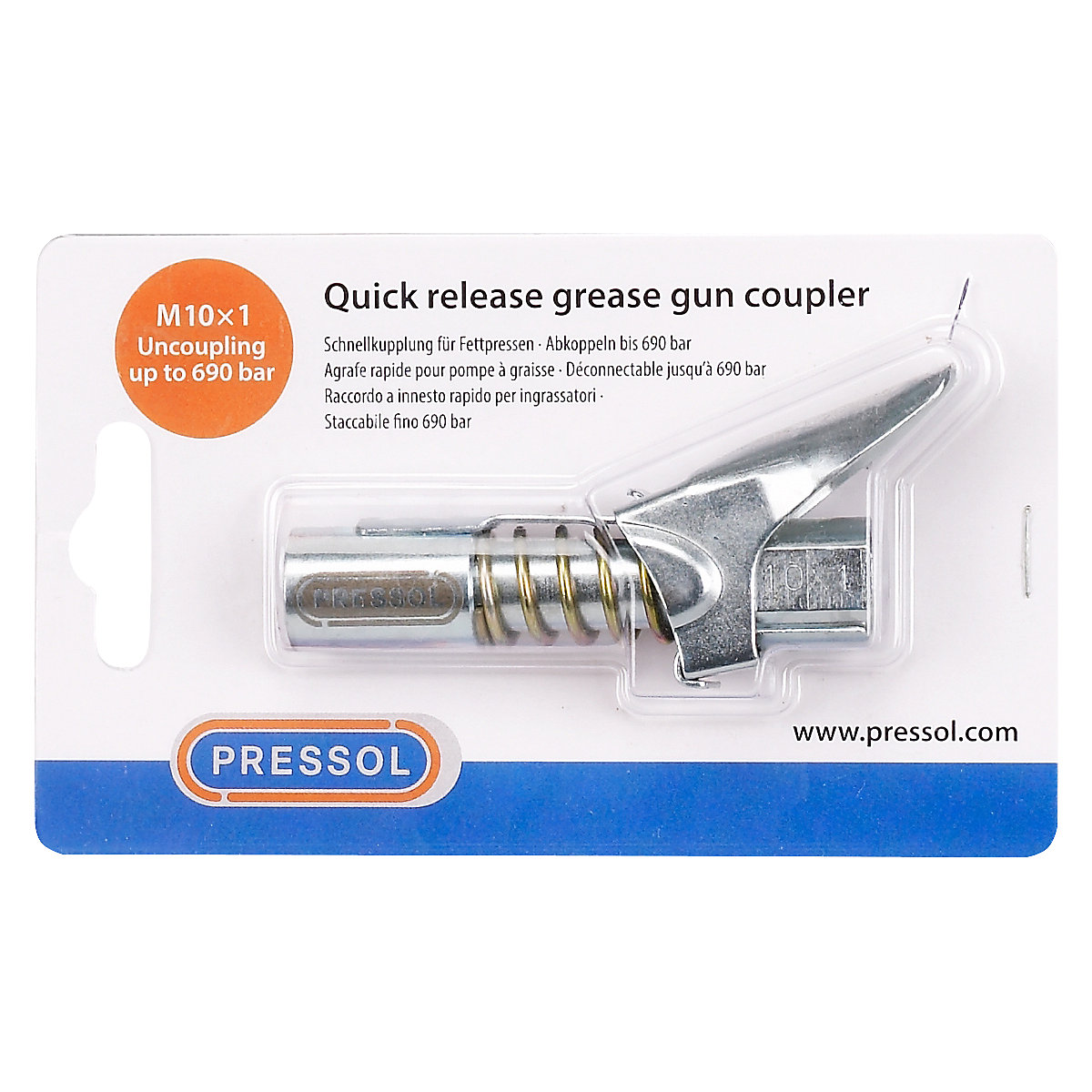 Bocal para pistola de lubrificação com acoplamento G – PRESSOL (Imagem do produto 2)-1