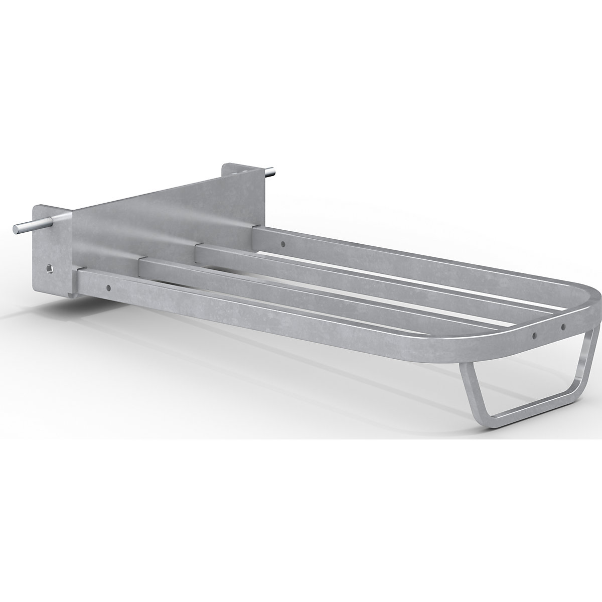 Carro para sacos, pá para pacotes – eurokraft pro, LxP 430 x 250 mm, com pega, galvanização eletrolítica-0