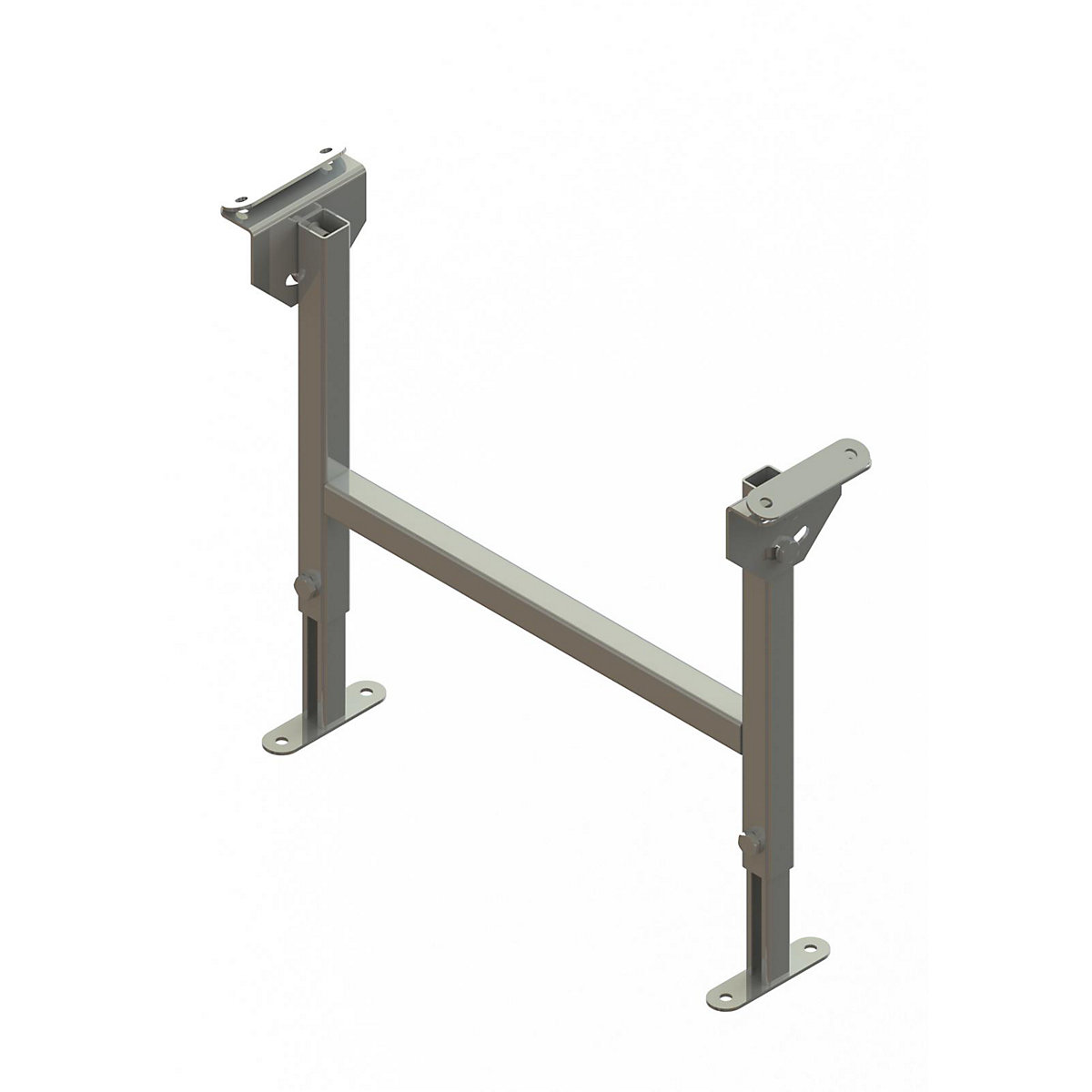 Suporte duplo, galvanizado – Gura, largura da esteira 500 mm, amplitude de ajuste 380 – 580 mm-0
