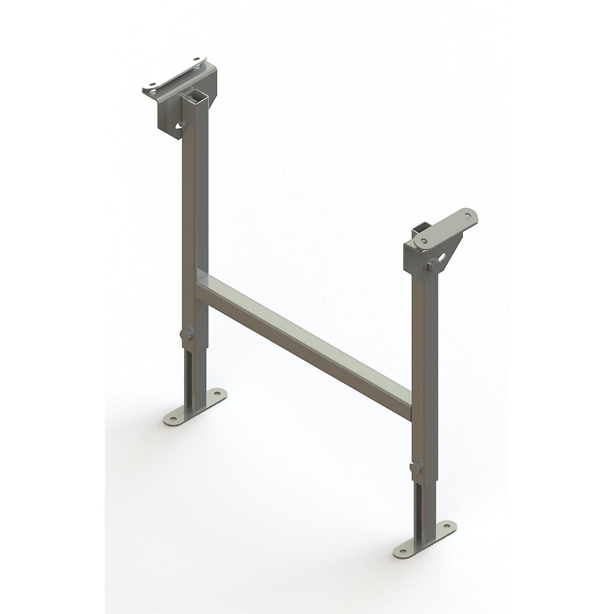 Suporte duplo, galvanizado – Gura, largura da esteira 400 mm, amplitude de ajuste 470 – 750 mm-0