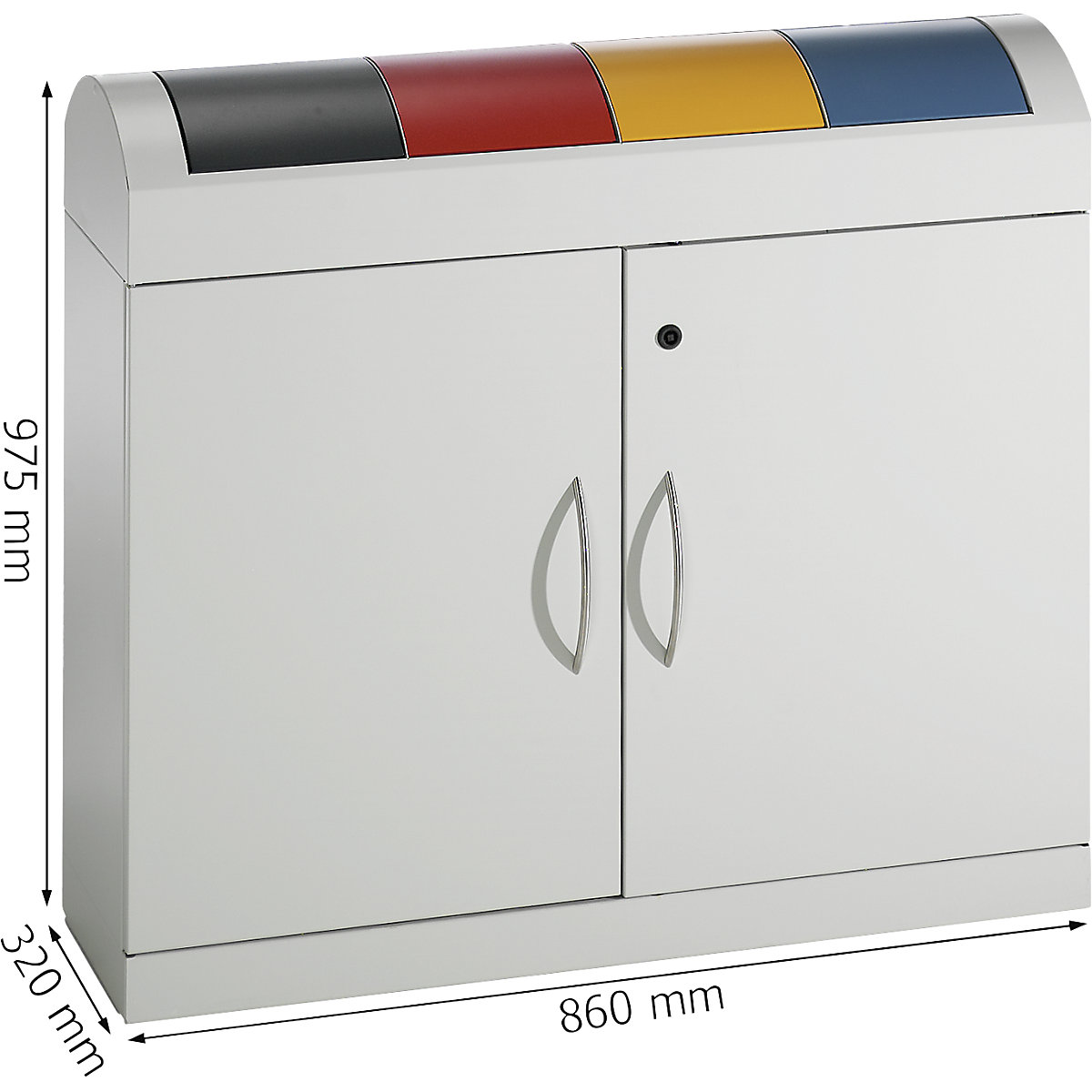Afvalbak voor kringloopmateriaal, compact (Productafbeelding 2)-1