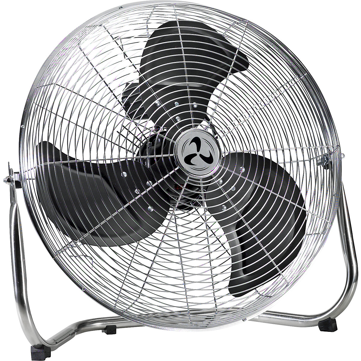 Floor fan with carrying handle