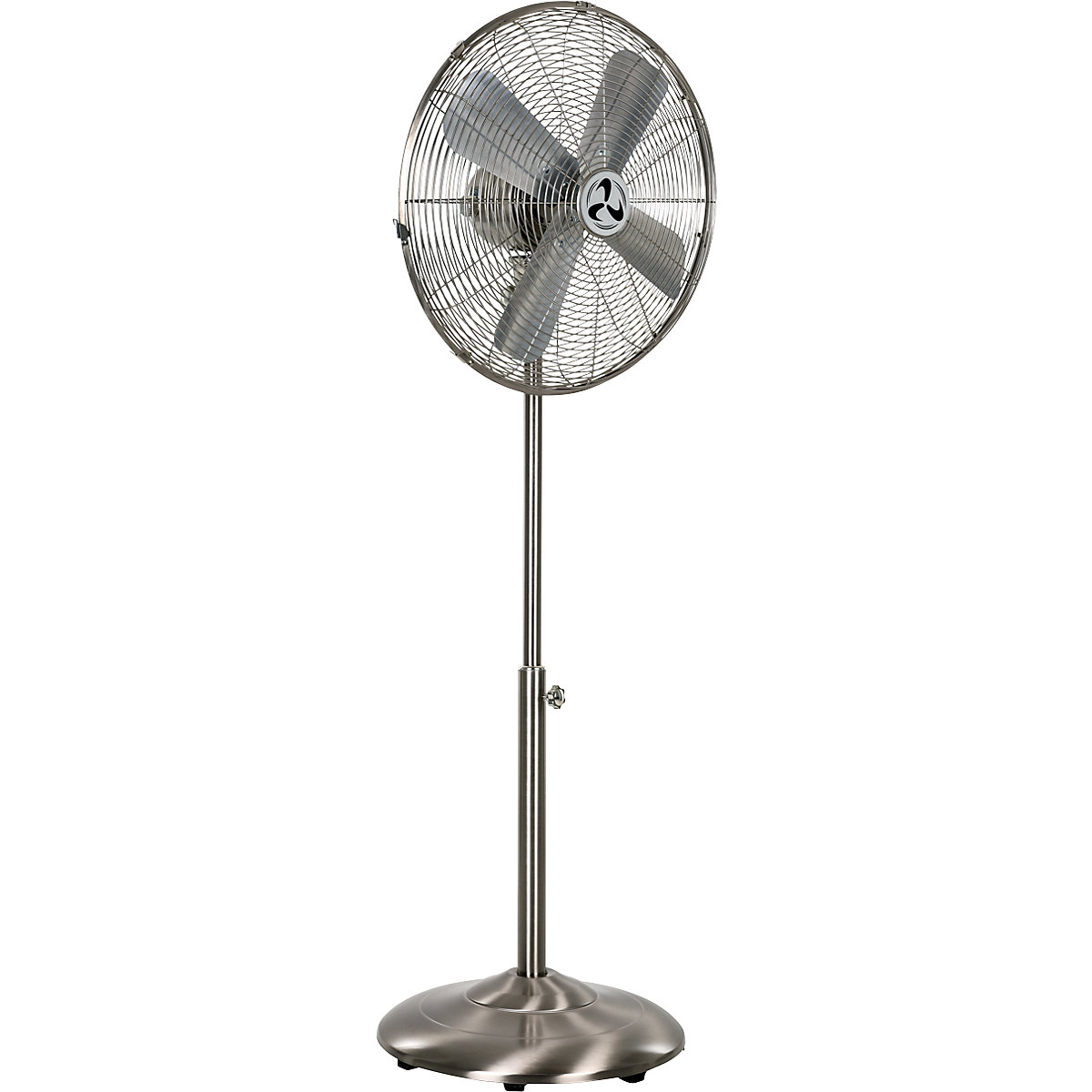 Pedestal fan, height adjustable