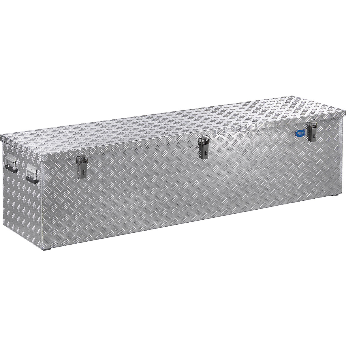 Caja de transporte de chapa de aluminio acanalada