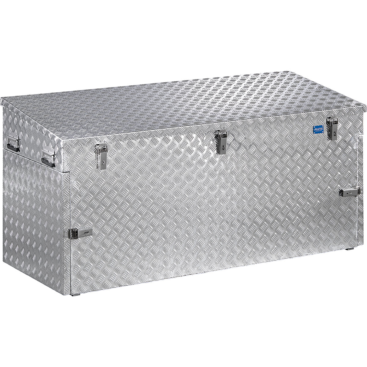 Caja de transporte de chapa de aluminio acanalada