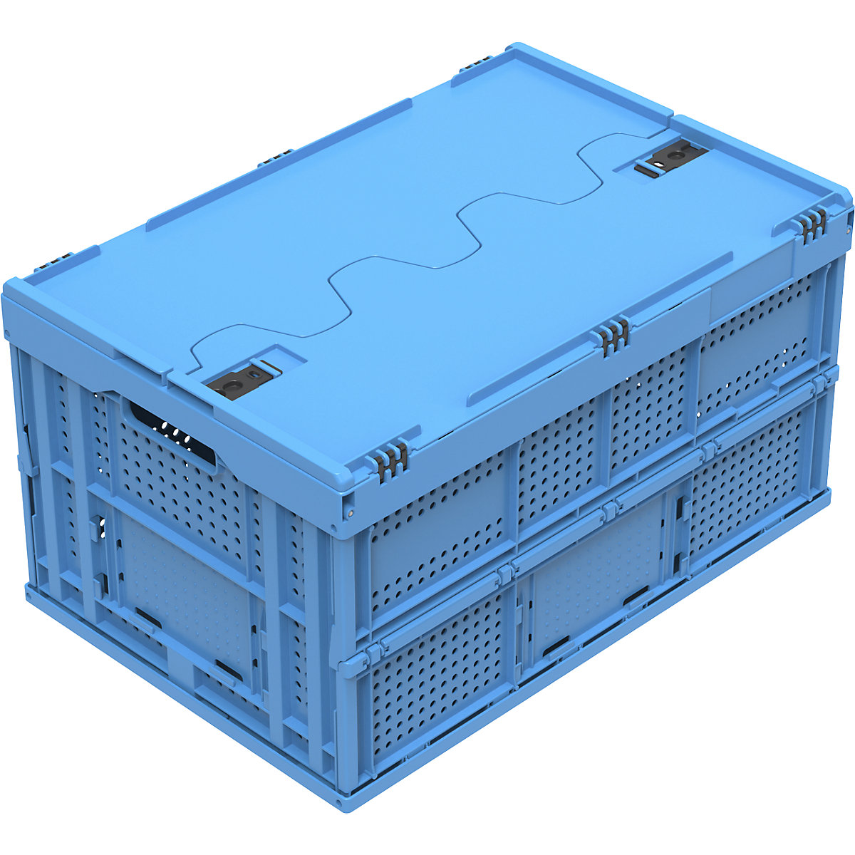 Caja plegable de polipropileno