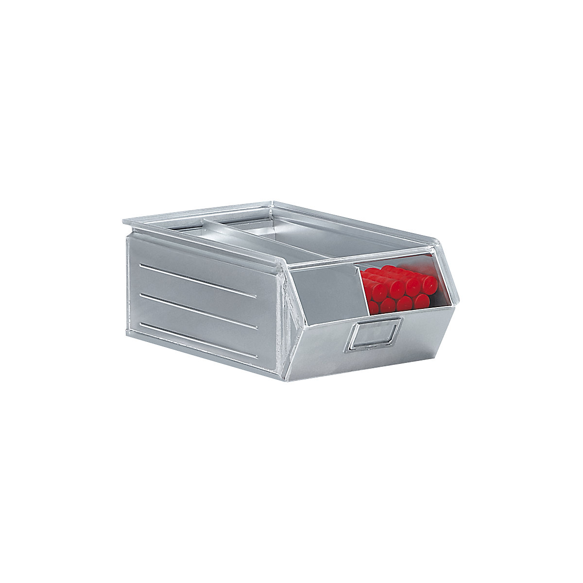 Caja visualizable de chapa de acero