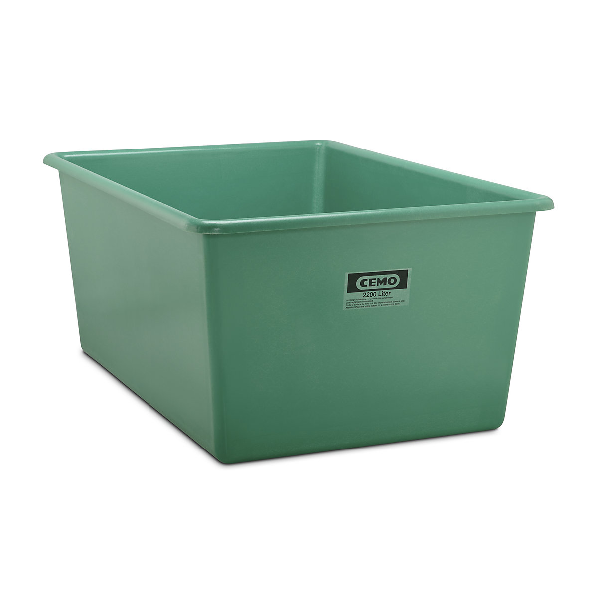 Recipiente grande de PFV – CEMO