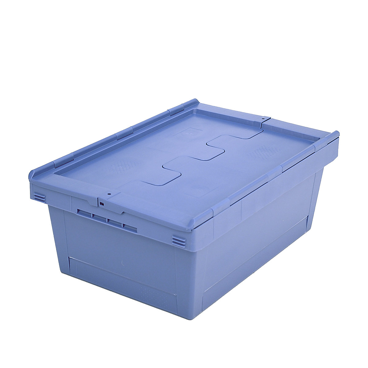 Recipiente apilable reutilizable con tapa abatible – BITO