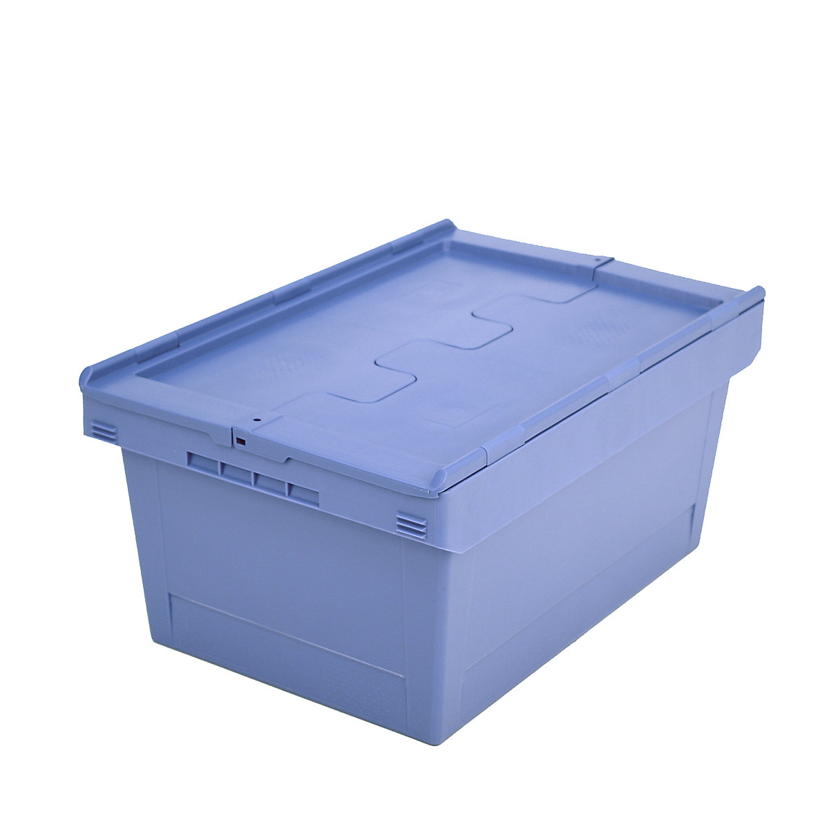 Recipiente apilable reutilizable con tapa abatible – BITO