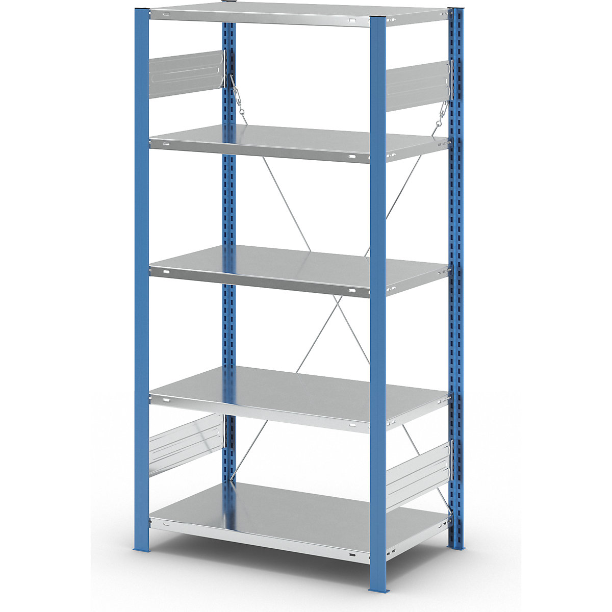 Estantería ensamblable, construcción ligera – eurokraft pro (Imagen del producto 13)-12