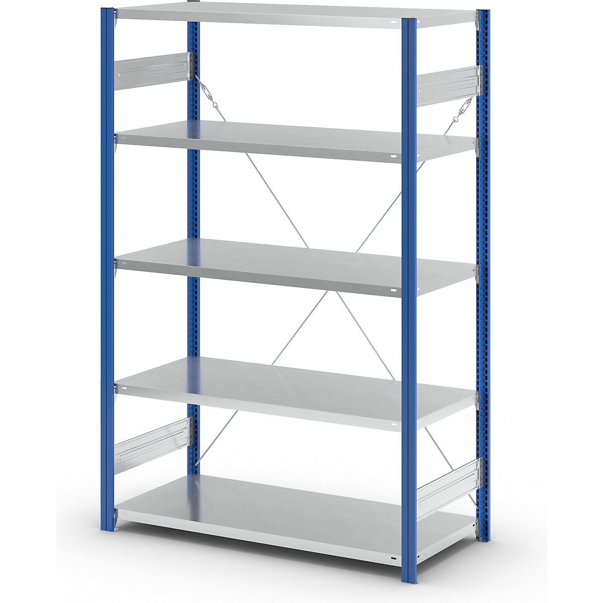 Estantería ensamblable, construcción ligera – eurokraft pro (Imagen del producto 13)-12