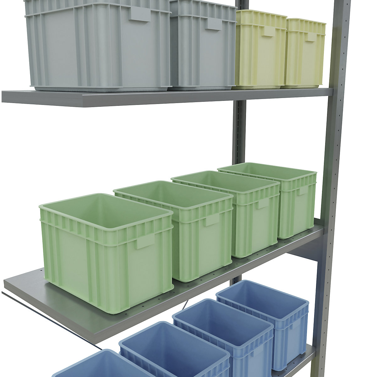 Estantería ensamblable – eurokraft pro (Imagen del producto 11)-10