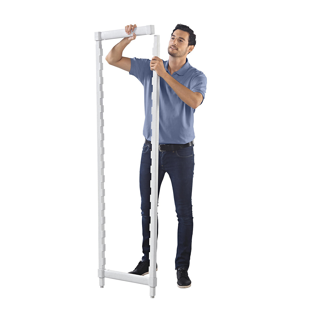 Sistema de estanterías modulares ensamblables de plástico Premium (Imagen del producto 6)-5