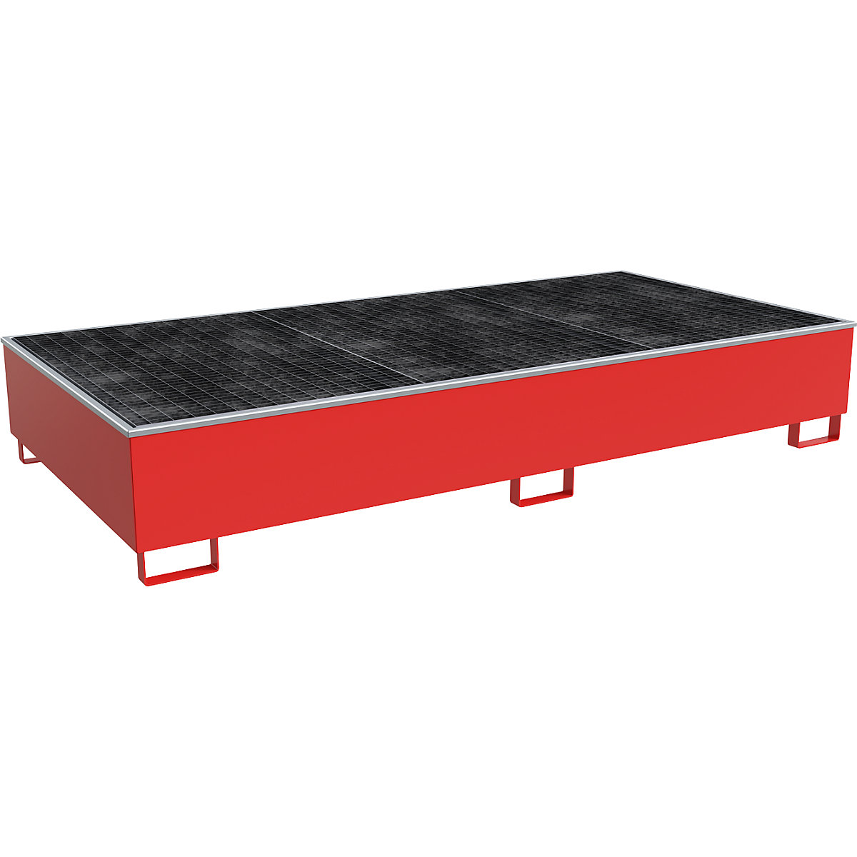 Cubeta de fondo con recipiente interior de PE para estanterías – eurokraft pro (Imagen del producto 2)-1