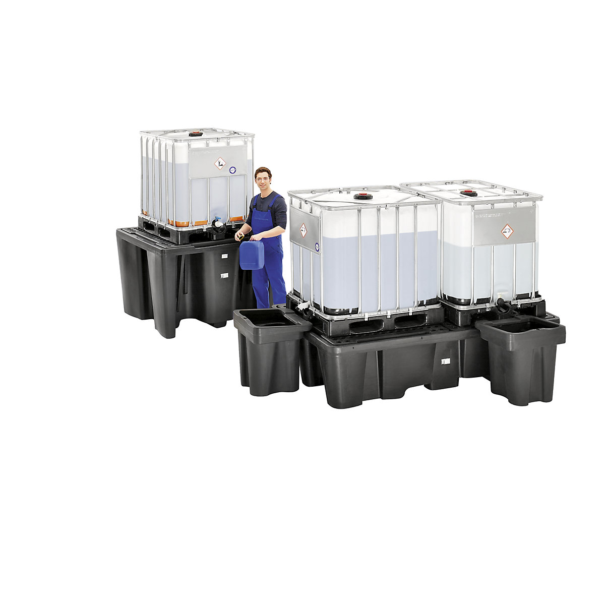 Cubeto de retención de PE para contenedores depósito IBC/KTC (Imagen del producto 2)-1