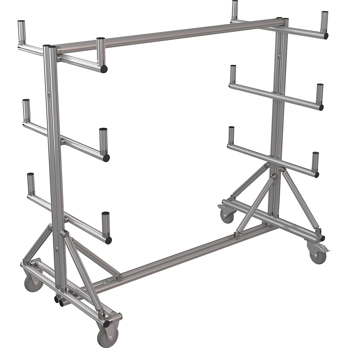 SUPPORT cantilever trolley made of aluminium profile