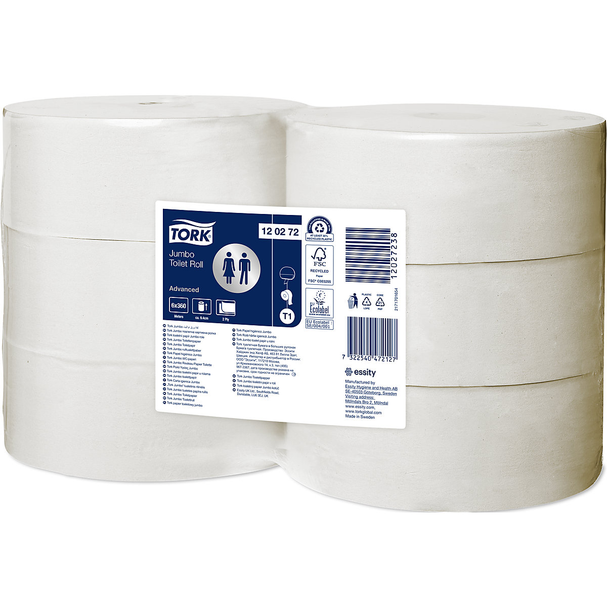 Jumbo – Carta igienica, rotolo industriale – TORK (Foto prodotto 5)-4