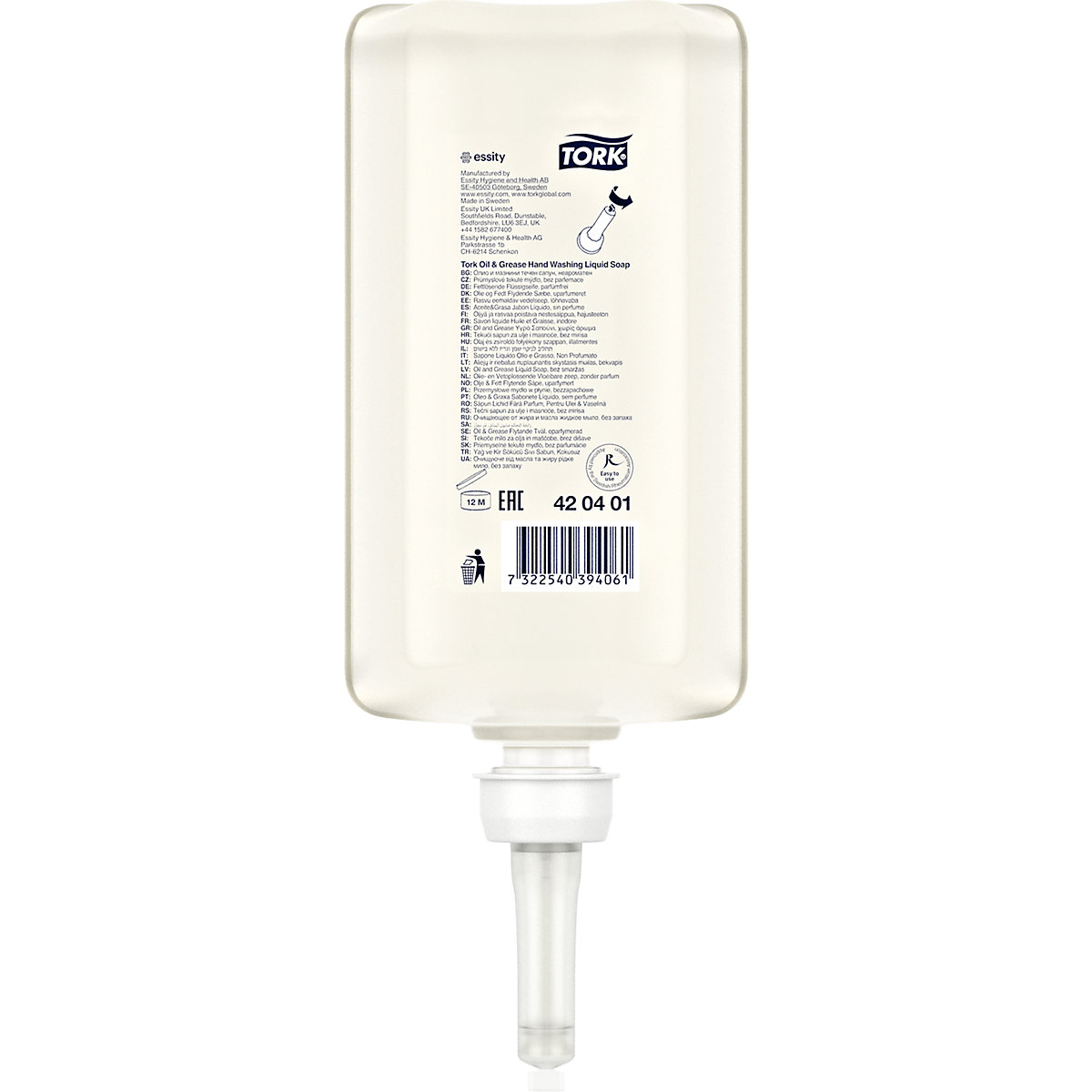 Sapone liquido sgrassante, qualità premium – TORK (Foto prodotto 5)-4