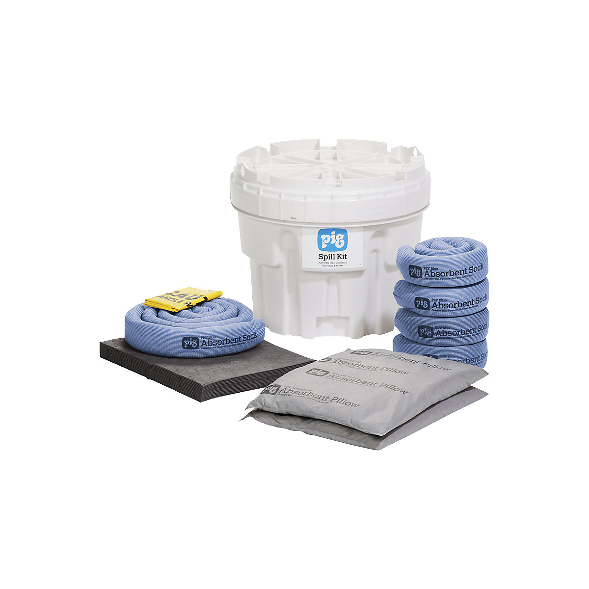 Kit di intervento in contenitore di sicurezza da 76 l - PIG