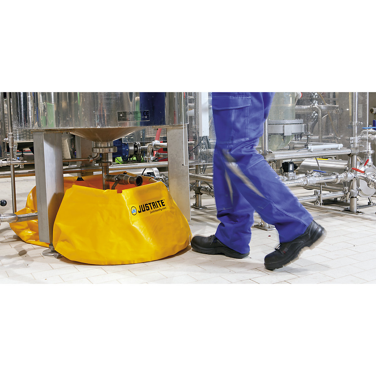 Vasca pieghevole di sicurezza POP-UP – Justrite (Foto prodotto 2)-1