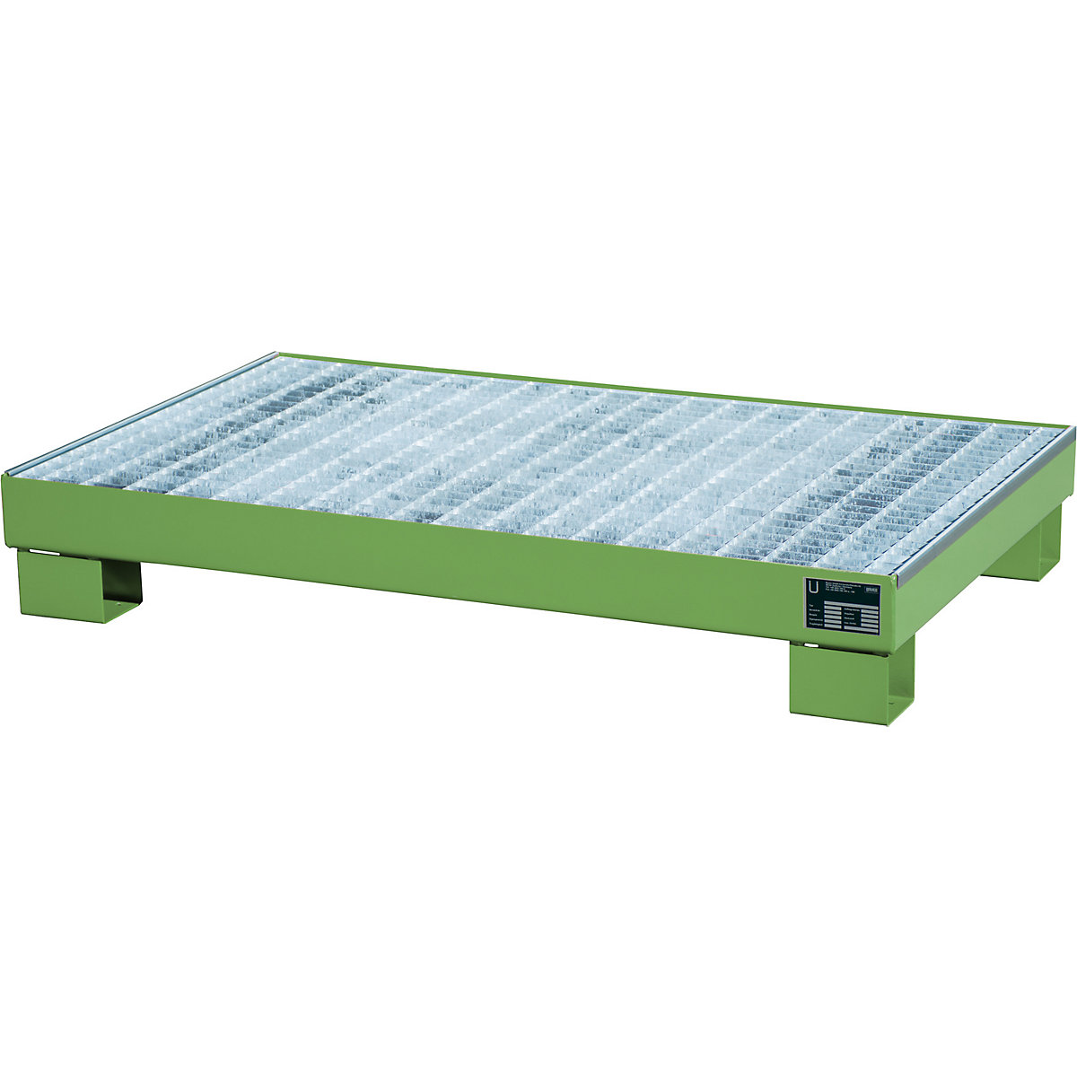 Vasca di raccolta in acciaio – eurokraft pro (Foto prodotto 3)-2