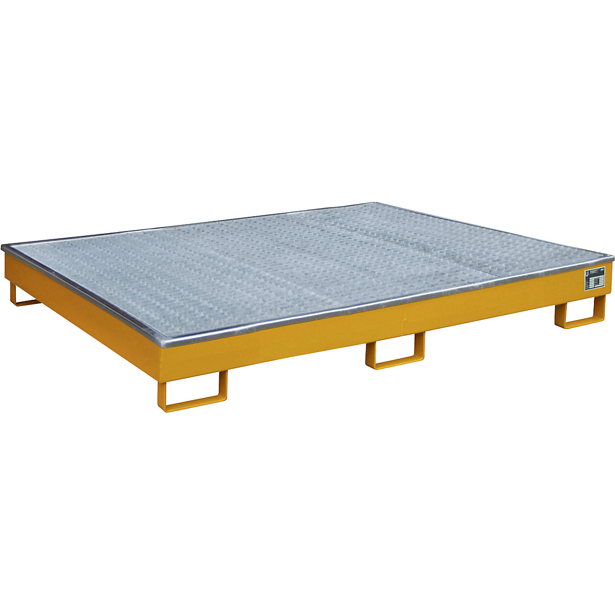 Vasca di raccolta per scaffali con inserto in PE - eurokraft pro