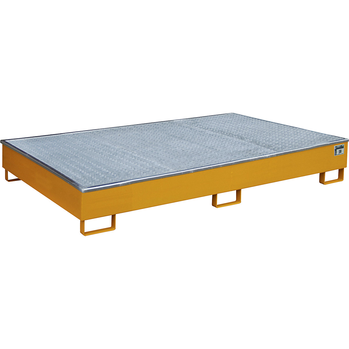 Vasca di raccolta per scaffali con inserto in PE - eurokraft pro