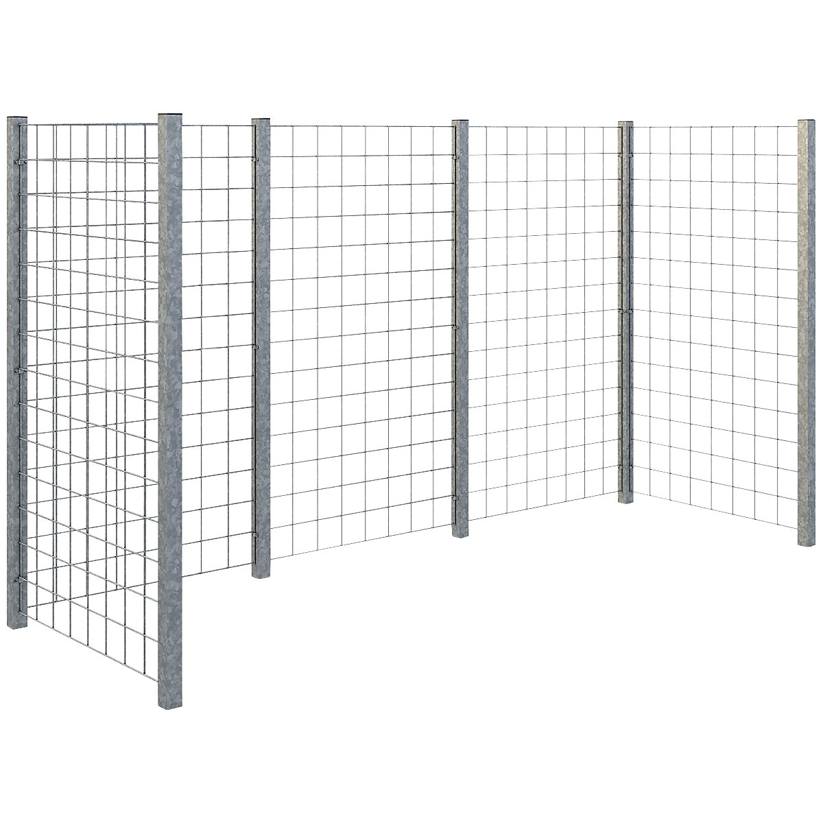 Recinzione per bidoni della spazzatura