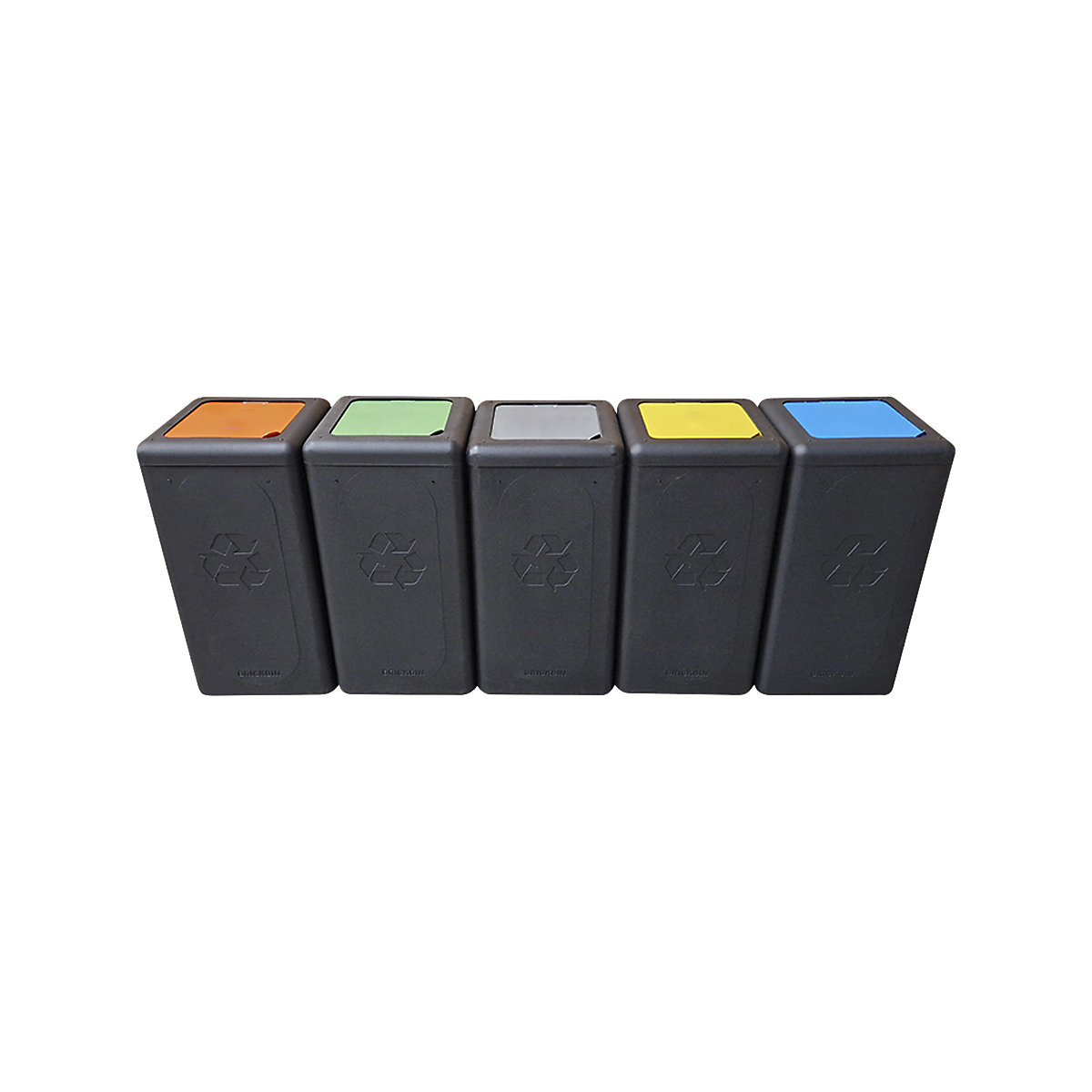 Bidone per la raccolta differenziata BrickBin con coperchio (Foto prodotto 4)-3