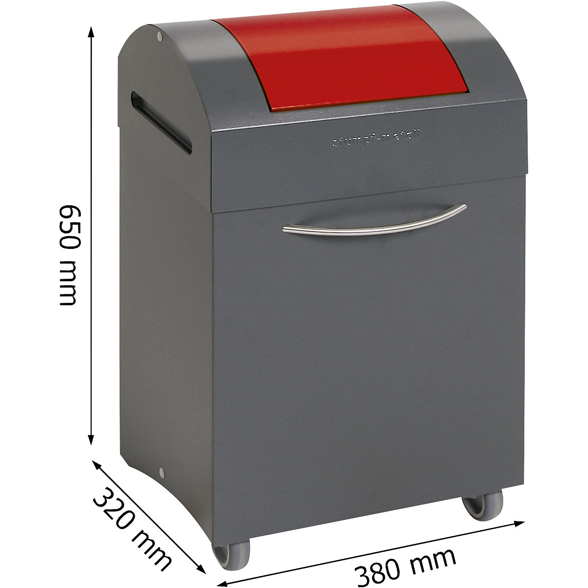 Contenitore per la raccolta differenziata, ignifugo (Foto prodotto 7)-6