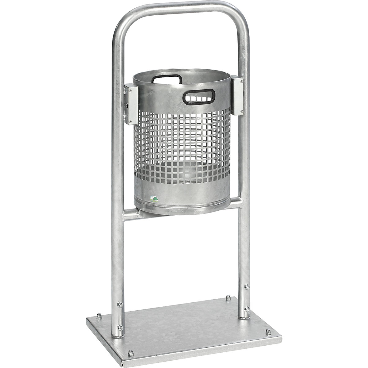 Contenitore per rifiuti per esterni, 30 l, acciaio - VAR