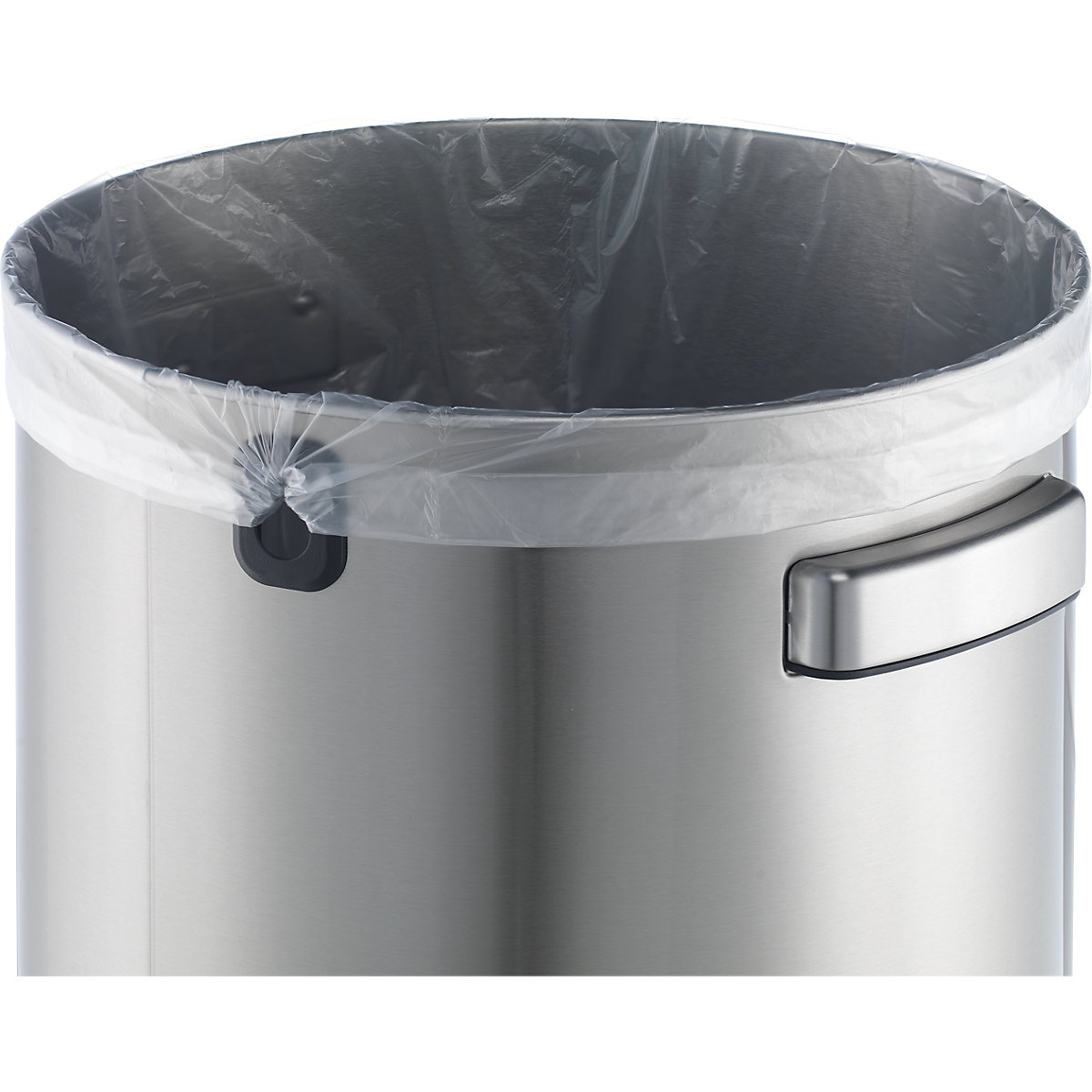 Contenitore per rifiuti in acciaio inox, imbocco aperto – EKO (Foto prodotto 5)-4