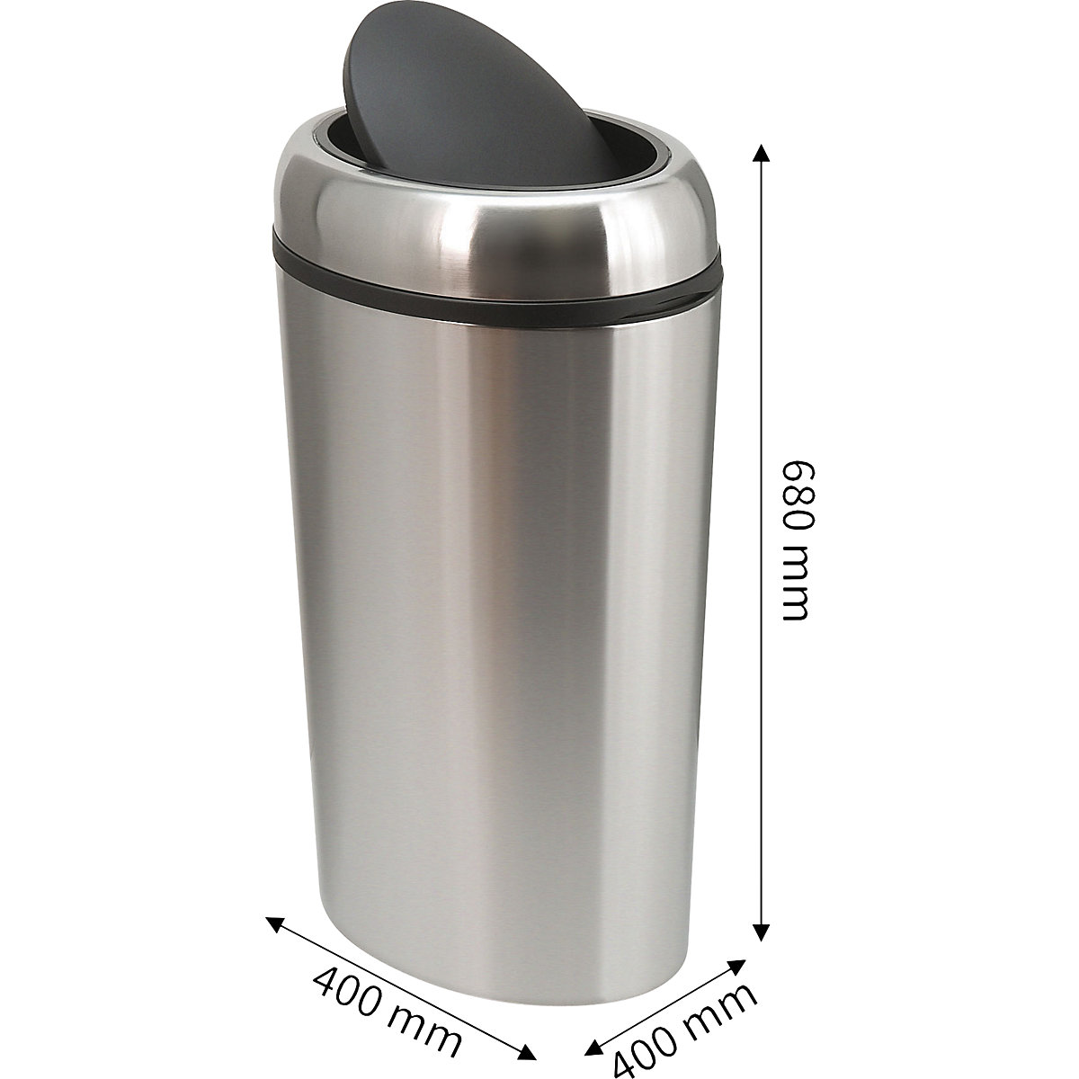 Contenitore per rifiuti in acciaio inox (Foto prodotto 3)-2