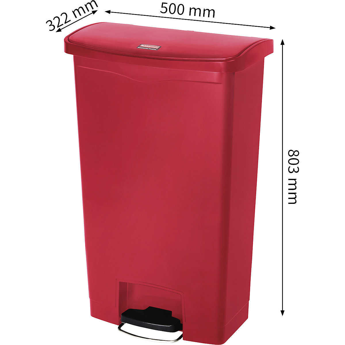 Pattumiera a pedale SLIM JIM® – Rubbermaid (Foto prodotto 2)-1
