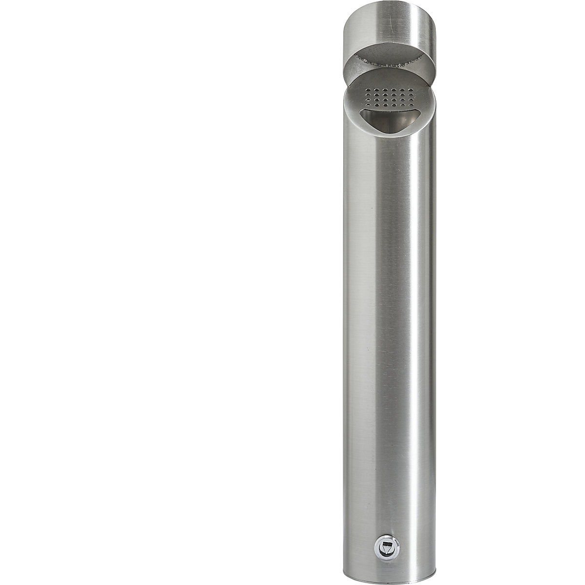 Posacenere da parete, acciaio inox – eurokraft pro (Foto prodotto 2)-1