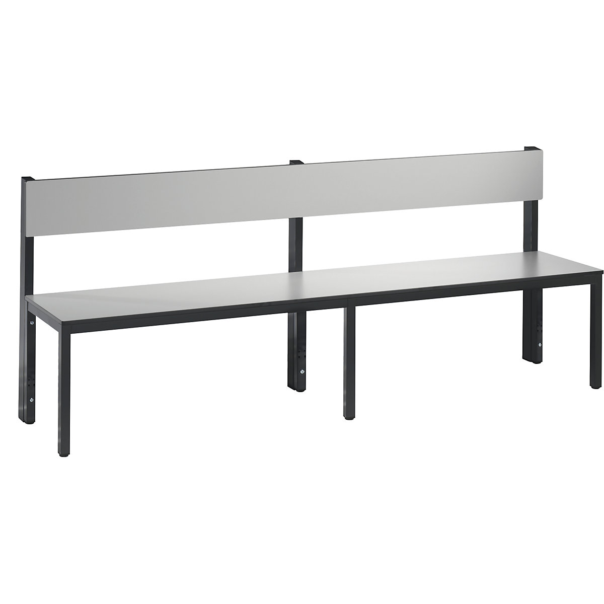 Bancă de vestiar COMFORT, pe o singură parte – C+P
