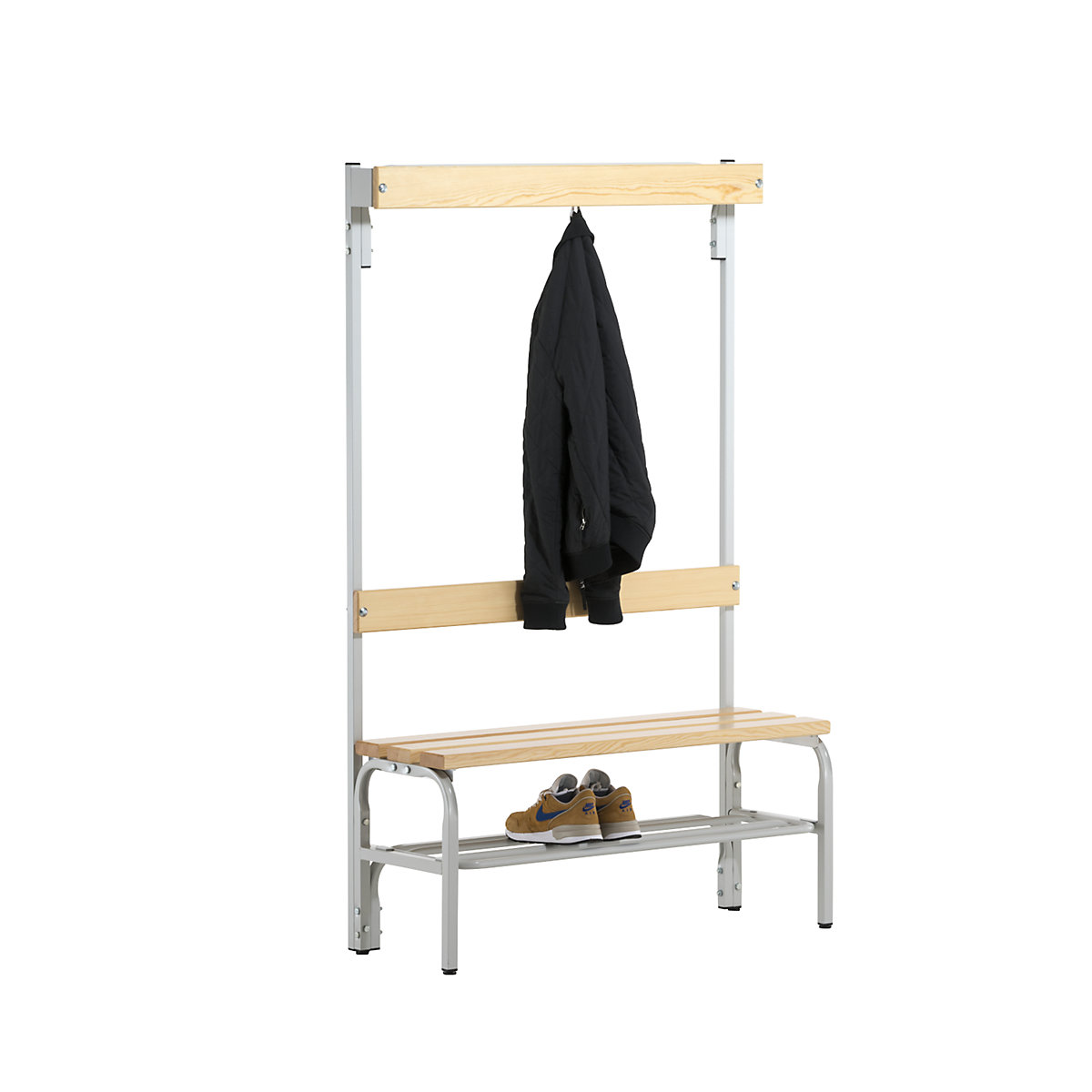 Banchetă de garderobă cu șine cu cârlige – Sypro (Imagine produs 2)-1